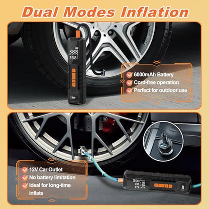 Tire Inflator Portable Air Compressor (594 gram(s))