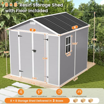 Storage Shed 8x8 FT