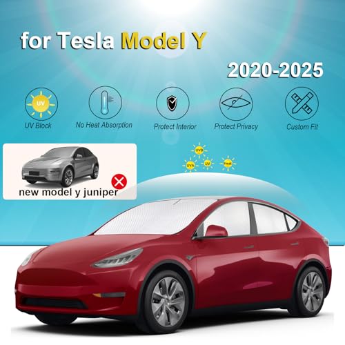 8pcs Thicken Sun Shades for Tesla Model Y 2020 (8 Count)