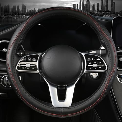 Leather Steering Wheel Cover
