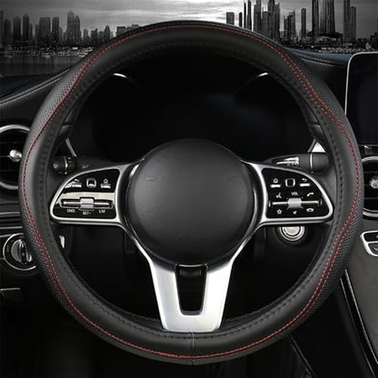 Leather Steering Wheel Cover