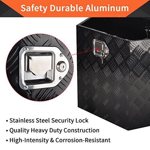 29 Inch Aluminum Trailer Tongue Tool Box 5 Bar Tread Wide Utility