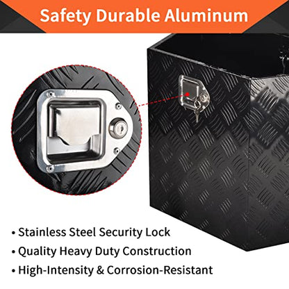 29 Inch Aluminum Trailer Tongue Tool Box 5 Bar Tread Wide Utility