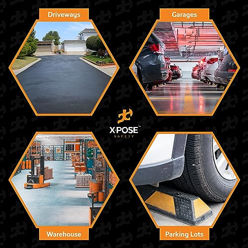 48" Heavy Duty Rubber Parking Stopper (10 Count)