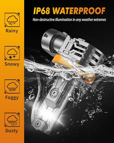 H11 Bulb 45000LM 1000% Super Brightness (2 Count)