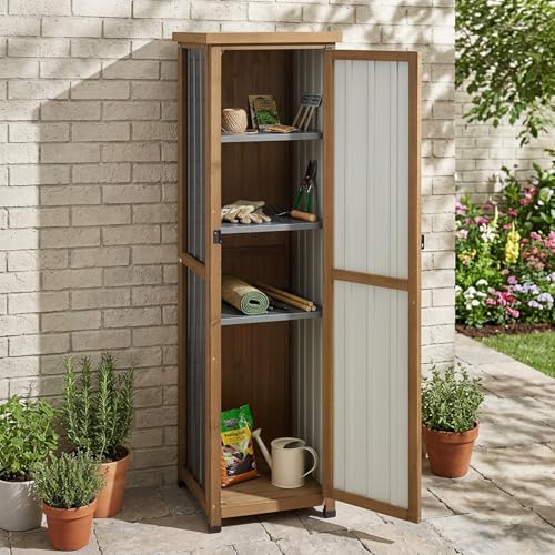 Tall Outdoor Storage Cabinet