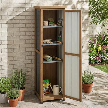 Tall Outdoor Storage Cabinet