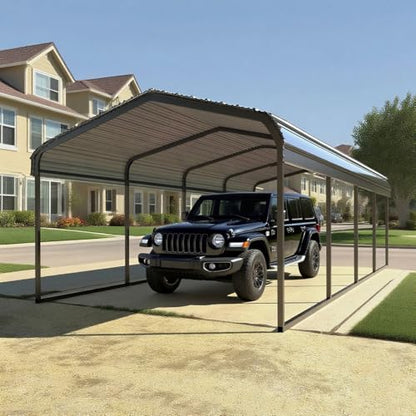 10x20 FT Heavy Duty Extra Large Metal Carport