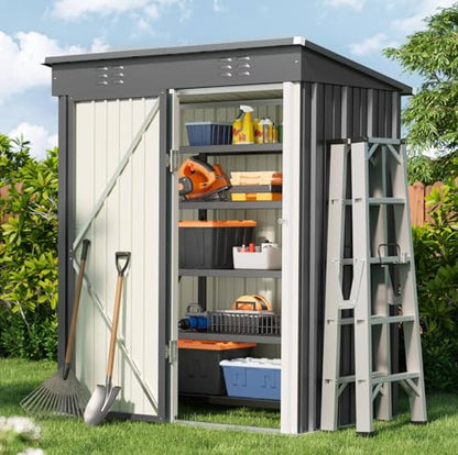 5' x 3' Outdoor Storage Shed