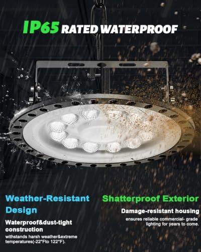 10 Pack 100W UFO LED High Bay Lights