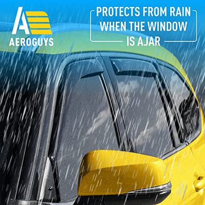 Extra Durable Window Deflectors in (4 Count)