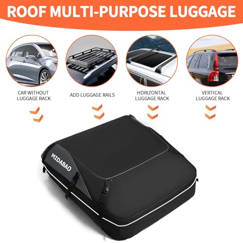 20 Cubic Waterproof Duty Car Roof Top Carrier