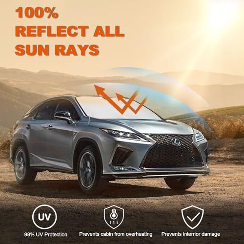 Foldable Front Windshield Sunshade fit for Lexus RX 350 450h 2016
