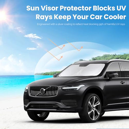 Custom Fit XC90 Windshield Sunshade for 2016