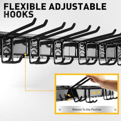 9 Pairs Heavy Duty Garage Tool Organizer Wall Mount Hooks