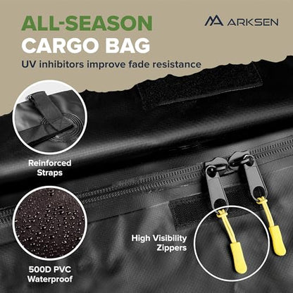 84" x 39" x 6" Roof Rack Basket with Extension&Waterproof Bag
