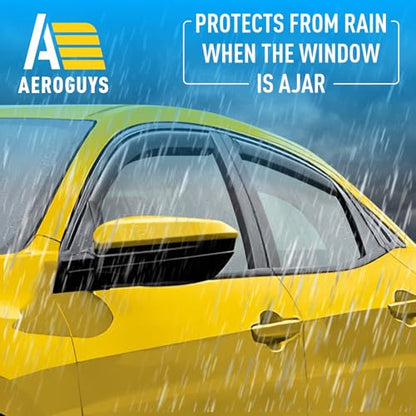 Extra Durable Window Deflectors in (4 Count)
