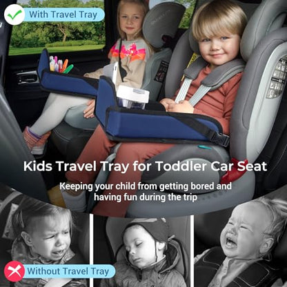 Kids Travel Tray for Toddler Car Seat (16 Ounce)
