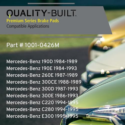Rear Semi Metallic Brake Pads