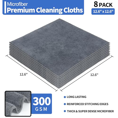 Microfiber Cleaning Cloth (8 Count)