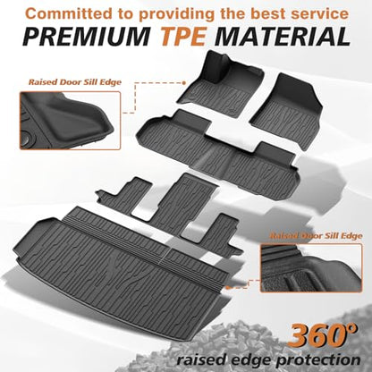 Floor Mats & Trunk Mat for 2024+ Acadia Traverse