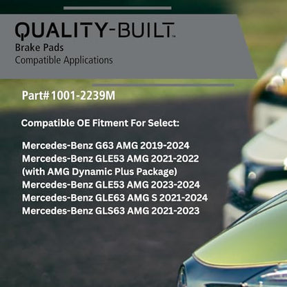 Rear Semi Metallic Brake Pads