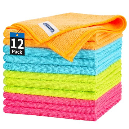 Microfiber Cleaning Cloth (12 Count)