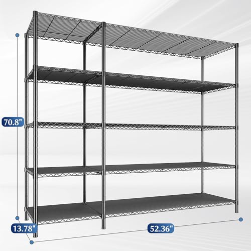 70.8H Wire Shelving Rack (2 Count)