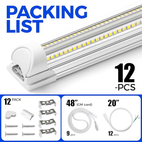 T8 LED Shop Lights 8FT (12 Count)