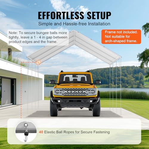 10x20' Canopy Replacement Cover Heavy Duty
