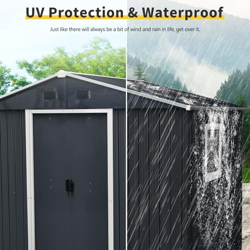 4x8 FT Outdoor Storage Shed