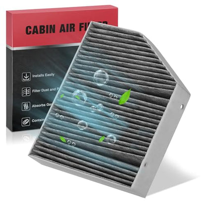 Cabin Air Filter with Activated Carbon Compatible with Mercedes