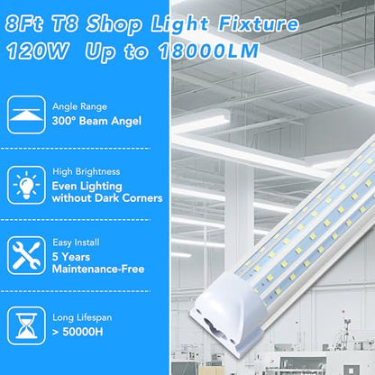 T8 LED Shop Lights (6 Count)