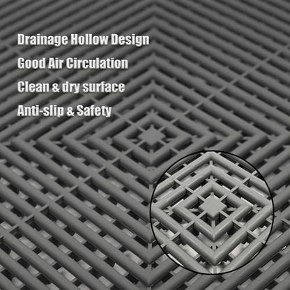 Interlocking Garage Floor Tiles (24 Unit Count Type)