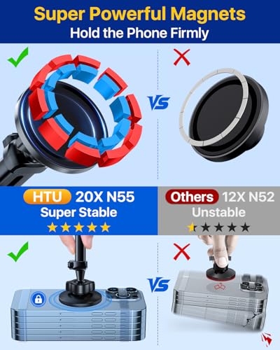 Military Grade for MagSafe Car Mount Holder【Upgraded Strongest Suction】