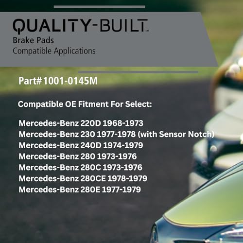 Front Semi Metallic Brake Pads