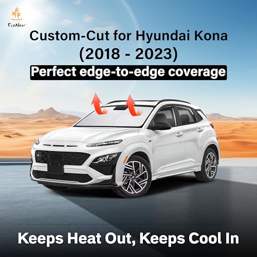 Windshield Sunshade Compatible for Hyundai Kona 2018