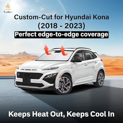 Windshield Sunshade Compatible for Hyundai Kona 2018