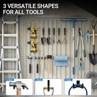 Storage Sheds Hooks J U V (9 Count)