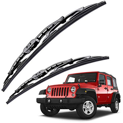 Replacement for Jeep Wrangler Windshield Wiper Blades