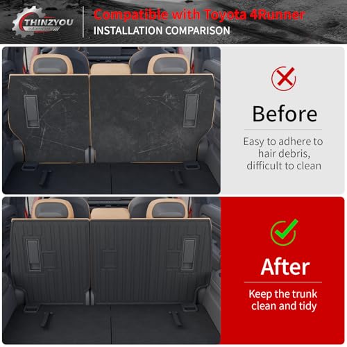 2nd Row Kick Mats for 2025 2026 Toyota 4Runner 7 Seats Gas (2 Count)