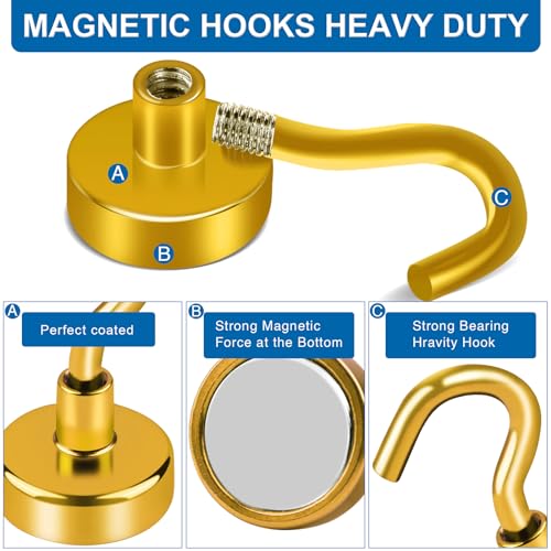 Magnetic Hooks for Cruise Essentials 2026 Cabins Door 12 P (12 Count)