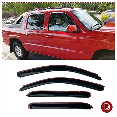 Window Visors Rain Guards for 2001 (4 Count)