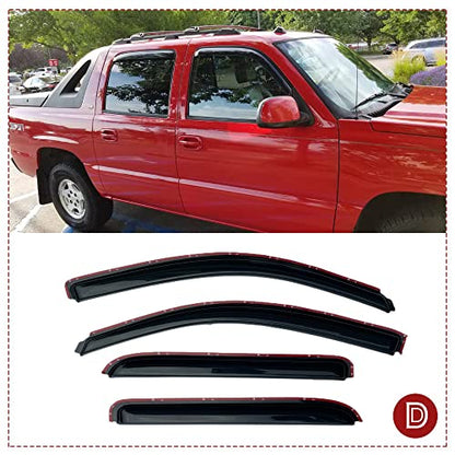 Window Visors Rain Guards for 2001 (4 Count)