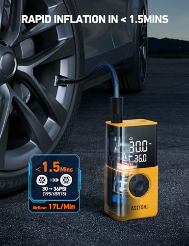 L7S Tire Inflator Portable Air Compressor Cordless with Digital Pressure Gauge