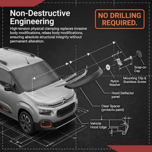 Hood Deflector Guard fits Hyundai Tucson 2016