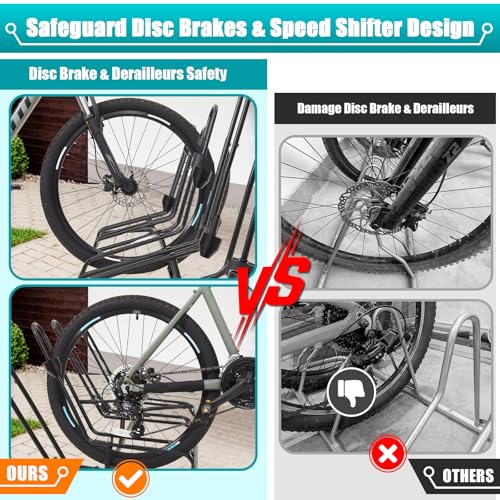 Floor Bike Stand for 5 Bikes