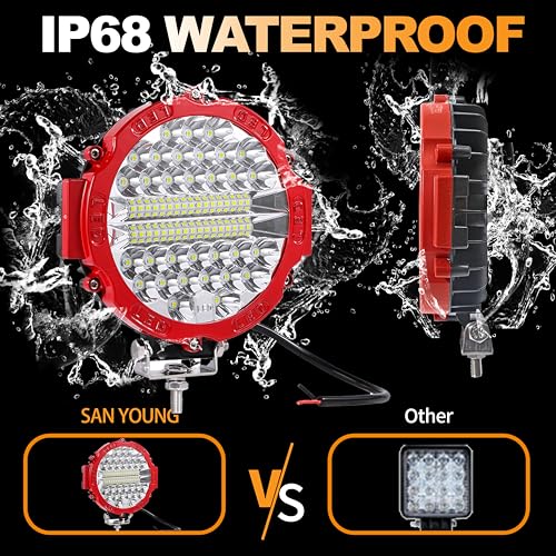 7 Inch Round LED Offroad Driving Lights for Trucks