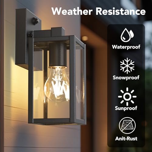 Dusk to Dawn Outdoor Light Fixtures (2 Count)