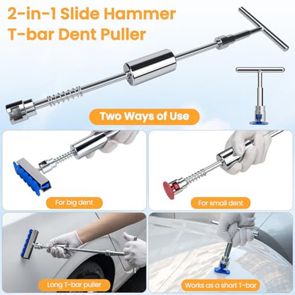 Dent Puller 134PCS Paintless Dent Removal Kit